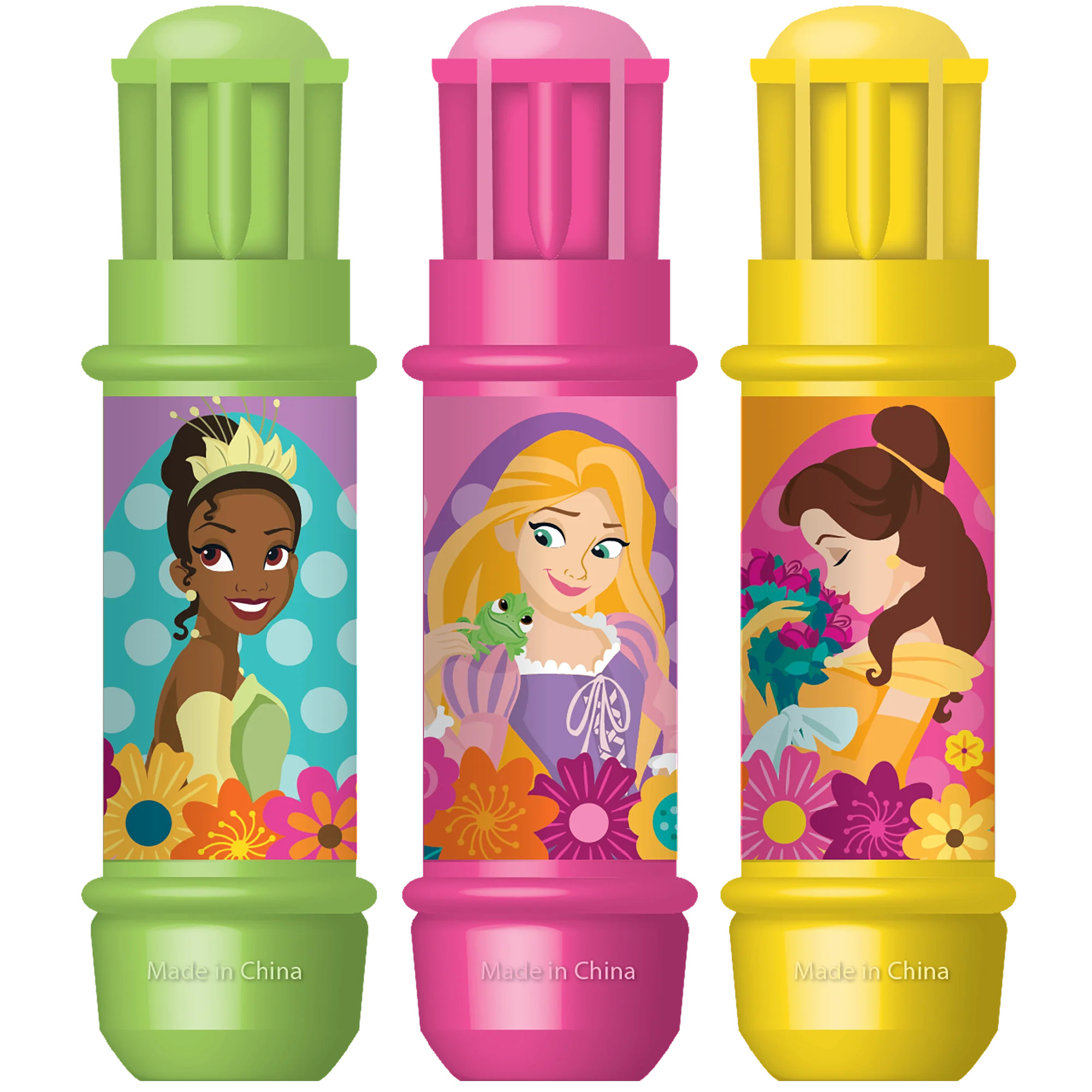 Disney Princess 3 pack Sidewalk Chalk with Holders, Ages 3+ | Walmart (US)