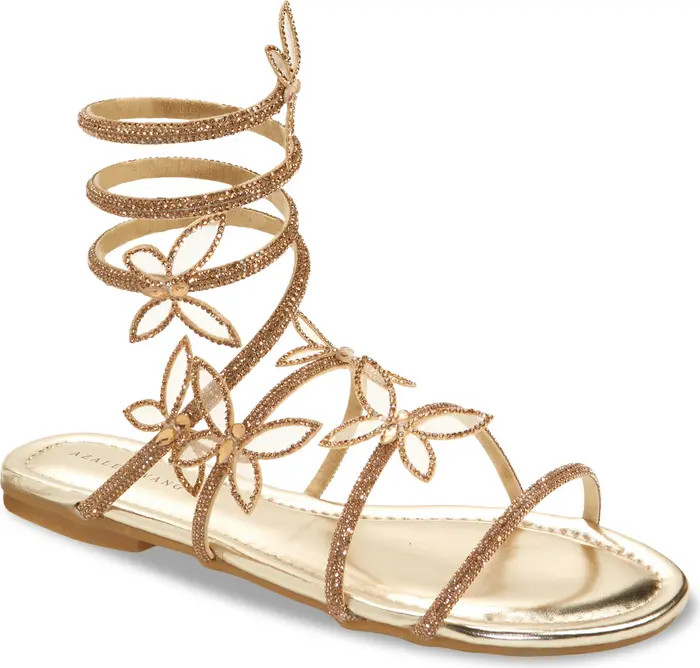 AZALEA WANG Albus Ankle Wrap Sandal (Women) | Nordstrom | Nordstrom