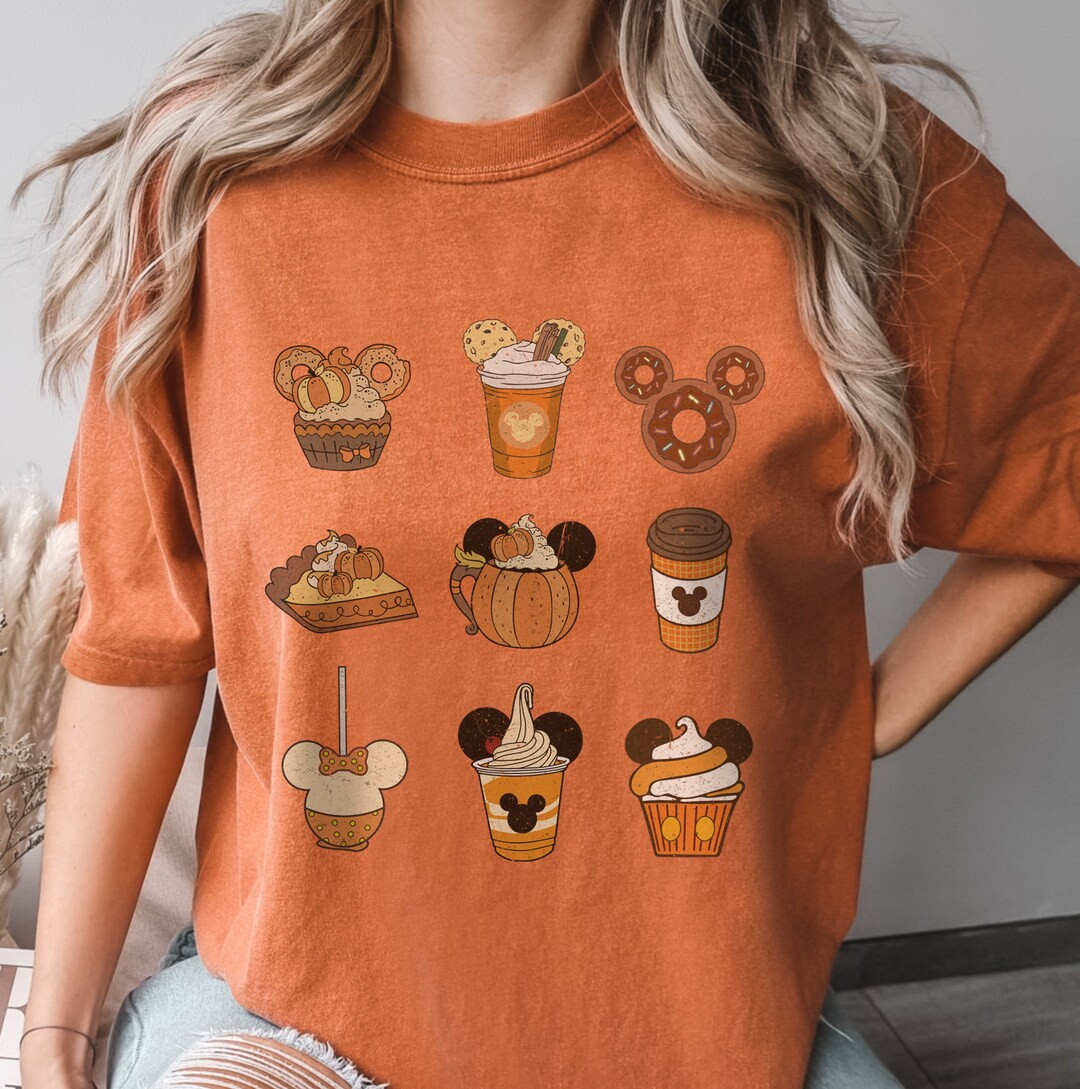 Mickey Fall Treats Unisex Comfort Colors T-shirt for Halloween Spooky Season in Disneyland or Dis... | Etsy (US)