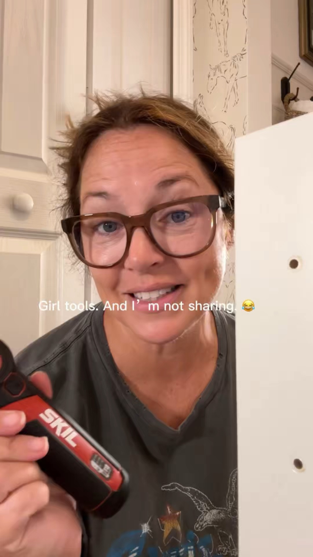 I asked for my own little SKIL tool and I’m obsessed. 😂 The heads literally pop in and out—no holding and twisting anything to change them—and it charges with USB-C, has a built-in light, and is perfect anytime I need a screwdriver or a little drill around the house. Easy enough that I’ll actually grab it and use it…and most importantly, this one is MINE. 😂 Linking it here!

#LTKHome