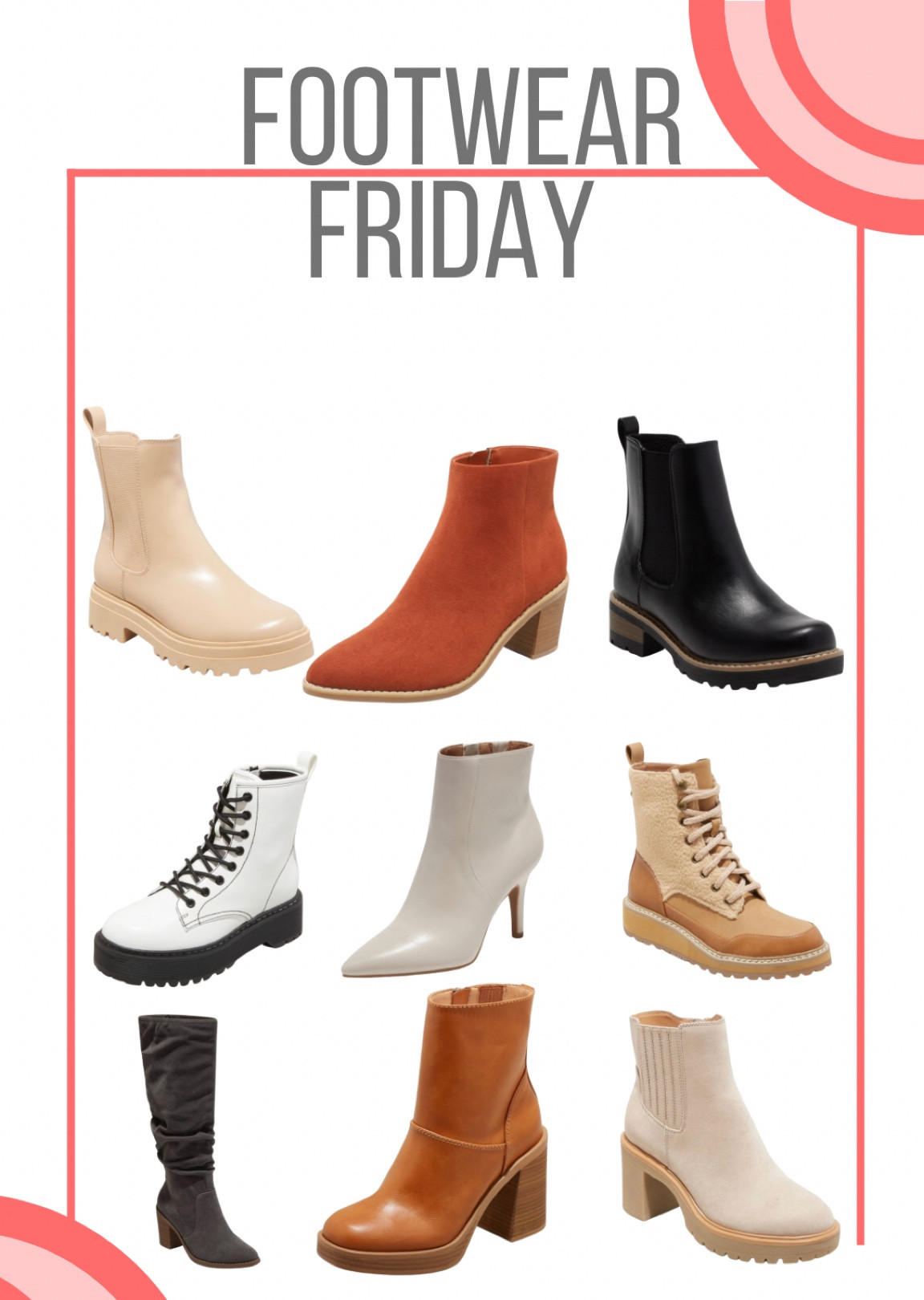 As we are full steam ahead into fall, at least fall fashion while we convince the weather to catch up, here is a roundup of my fav boots from Target all under $45! 

#Target #TargetFashion #TargetFallFashion #TargetIsMyFavorite #TargetMom #TargetRun #TargetMom #TargetDeal

#LTKSeasonal #LTKunder50