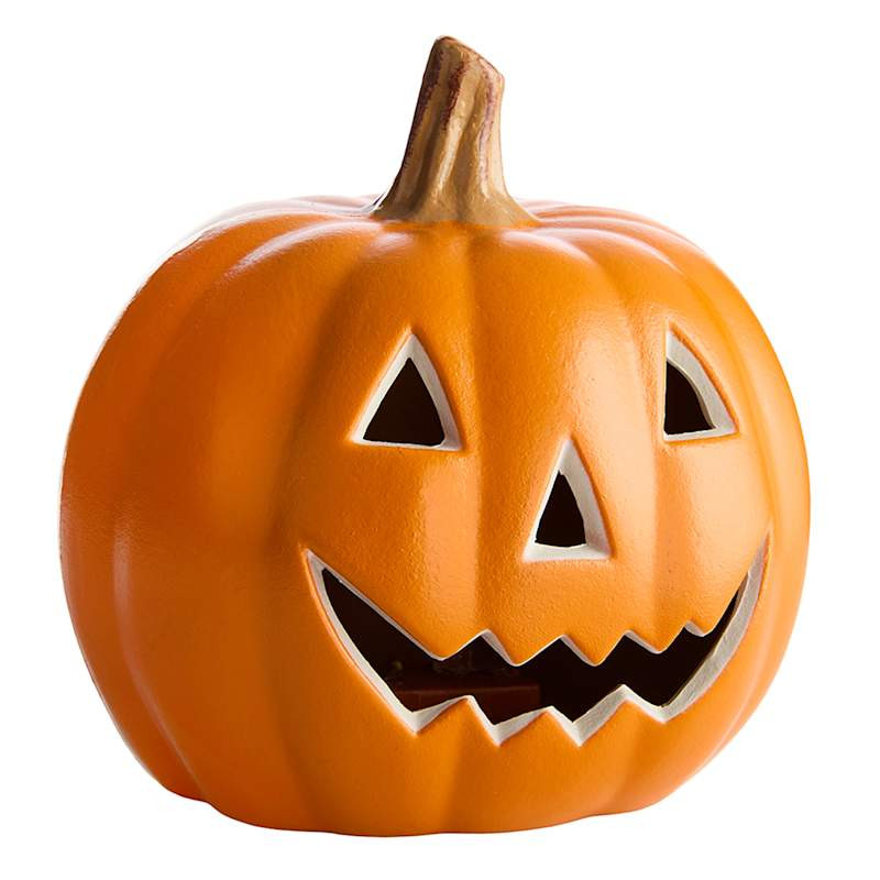 Orange Jack-o'-Lantern Blow Mold, 4" | At Home