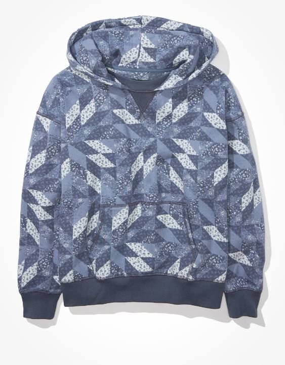 AE Super Soft Fleece Oversized Hoodie | American Eagle Outfitters (US & CA)