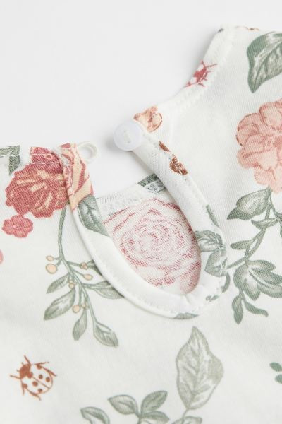 Ruffle-trimmed Jersey Dress | H&M (US + CA)