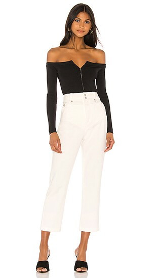 superdown Shaye Cold Shoulder Top in Black from Revolve.com | Revolve Clothing (Global)