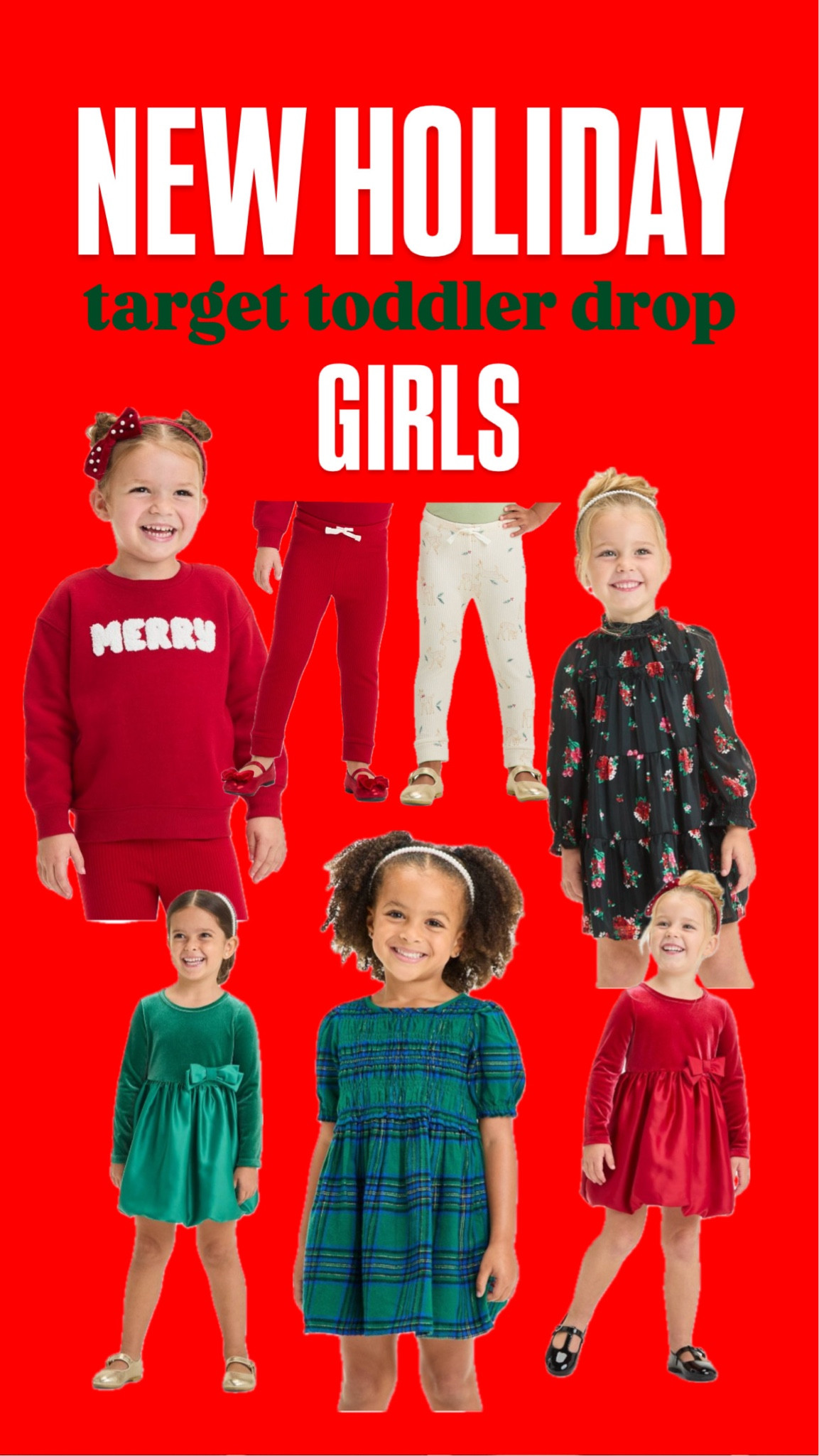 New Holiday Target Drop for Toddler Girls! #christmas #toddler #toddlerfashion #target #catandjack #toddlerchristmas 

#LTKHoliday #LTKGiftGuide #LTKKids