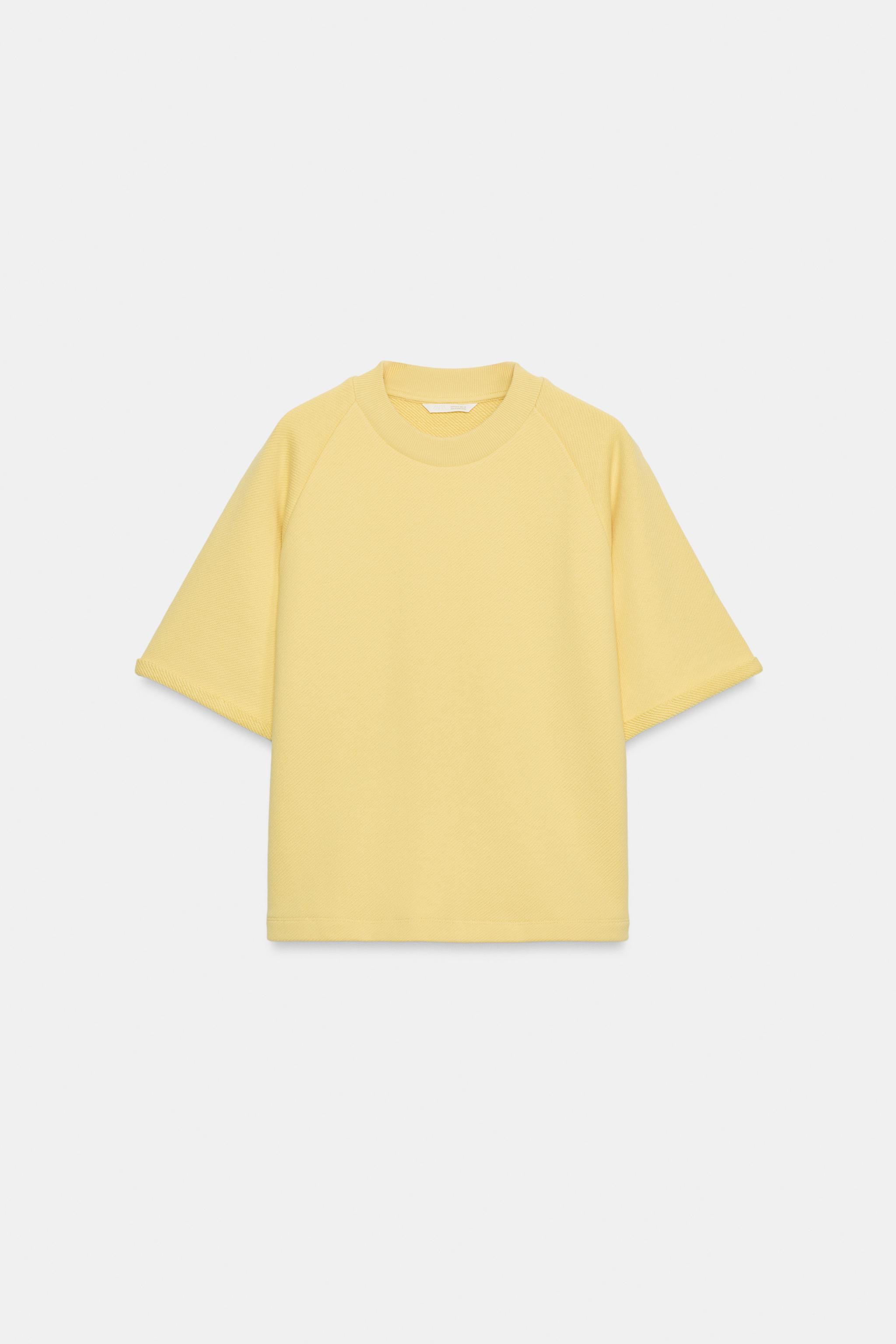 SHORT SLEEVE SWEATSHIRT | Zara US