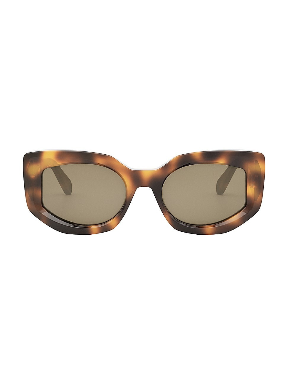 Women's Bold Three Dots 54MM Butterfly Sunglasses - Blonde Havana Brown | Saks Fifth Avenue