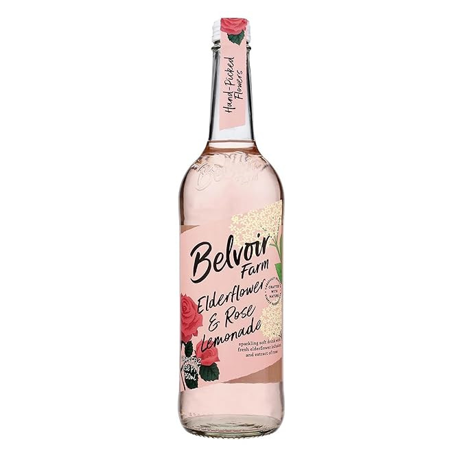 Belvoir Fruit Farms Elderflower and Rose Lemonade 750ml | Elegant Floral Lemonade | Natural Rose ... | Amazon (US)