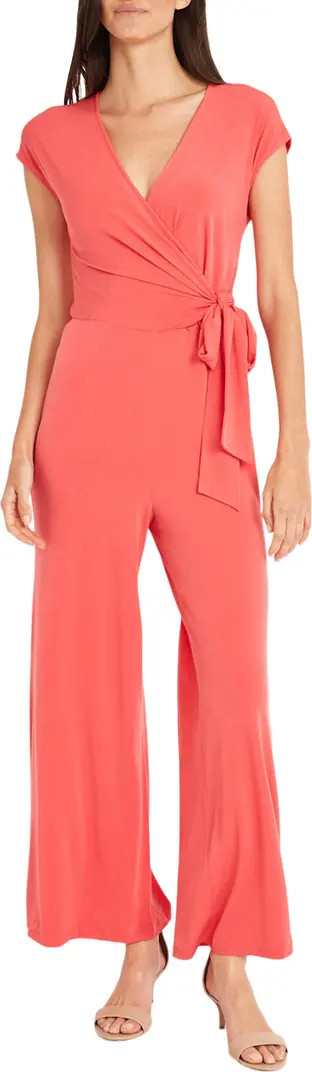 Cap Sleeve Tie Wrap Jumpsuit | Nordstrom Rack
