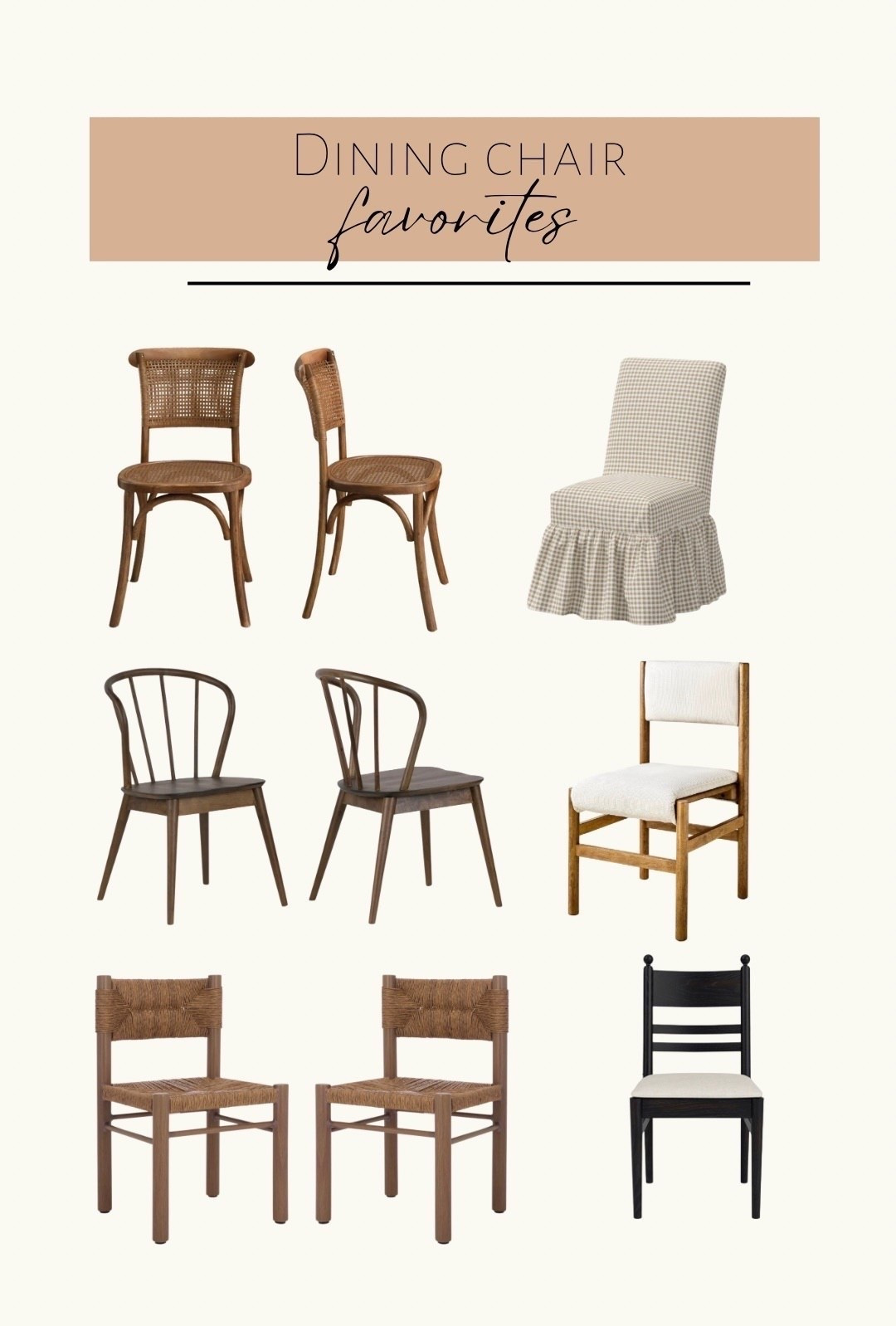 Gorgeous dining chairs that are making me want to replace mine 😅

#LTKHome
