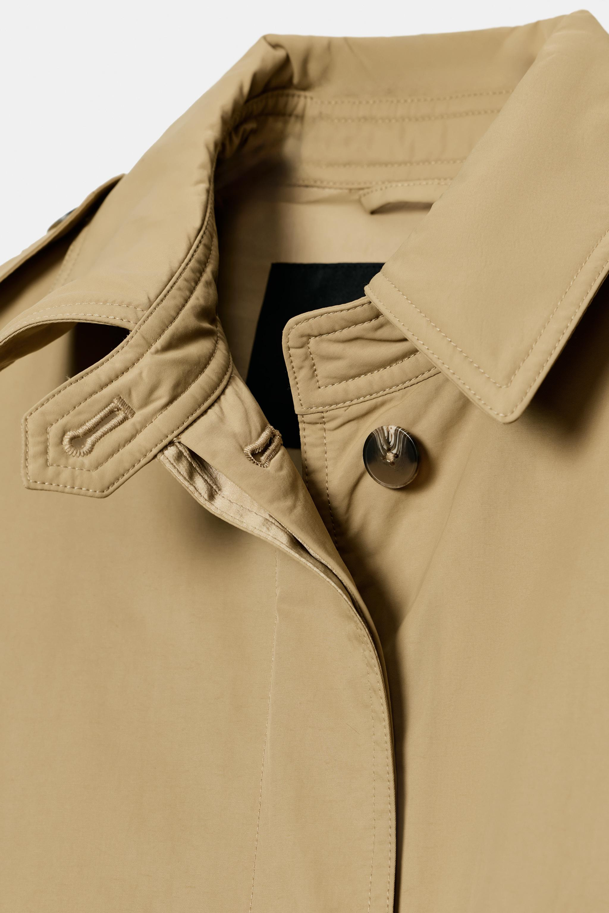 ZW COLLECTION BELTED PADDED TRENCH COAT | Zara US