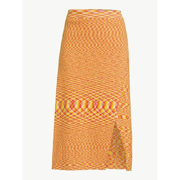 Scoop Women's Space Dye Wrap Skirt with Slit | Walmart (US)