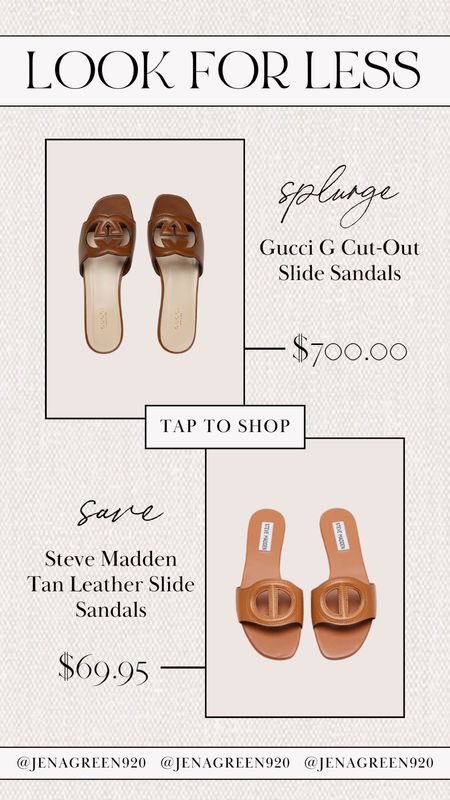 Look for Less | Gucci Sandals | Steve Madden | Save vs Splurge | Splurge vs Save 

#LTKfindsunder100 #LTKshoecrush #LTKstyletip