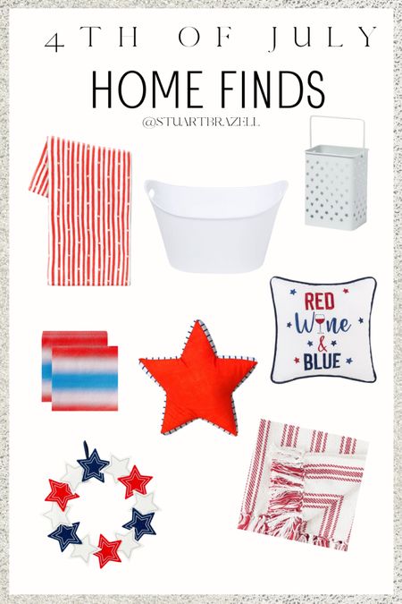 4th of July home finds, home favorites for 4th of July, red white and blue home finds 

#LTKFindsUnder100 #LTKSeasonal #LTKHome