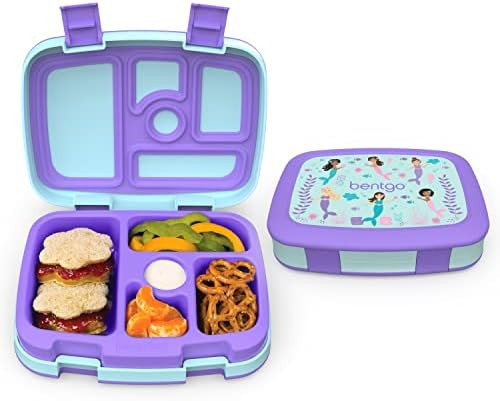 Amazon.com: Bentgo® Kids Prints Leak-Proof, 5-Compartment Bento-Style Kids Lunch Box - Ideal Por... | Amazon (US)