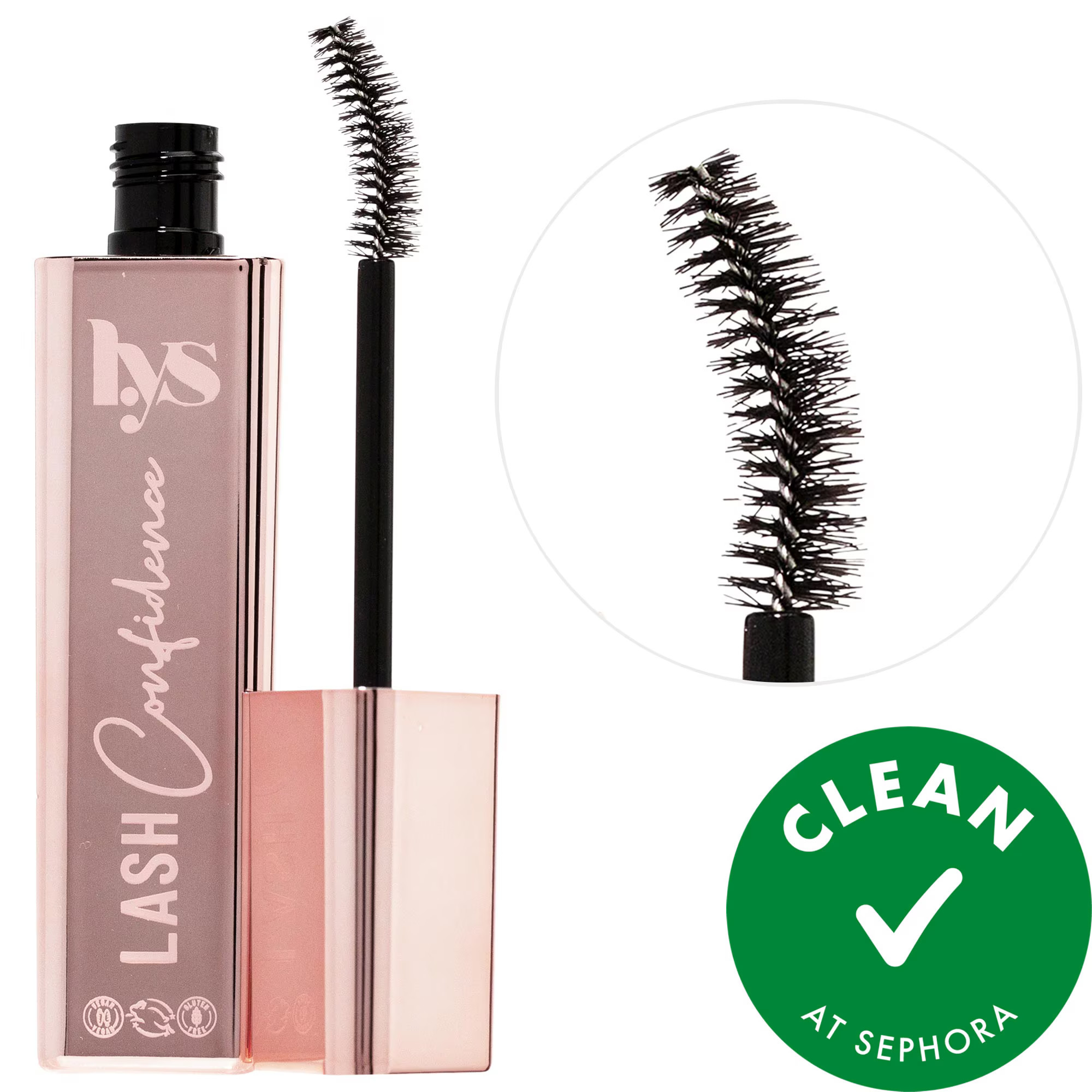 LYS Beauty Lash Confidence Curling & Lengthening Clean Mascara Influential 0.26 oz / 7.5 g | Sephora (US)