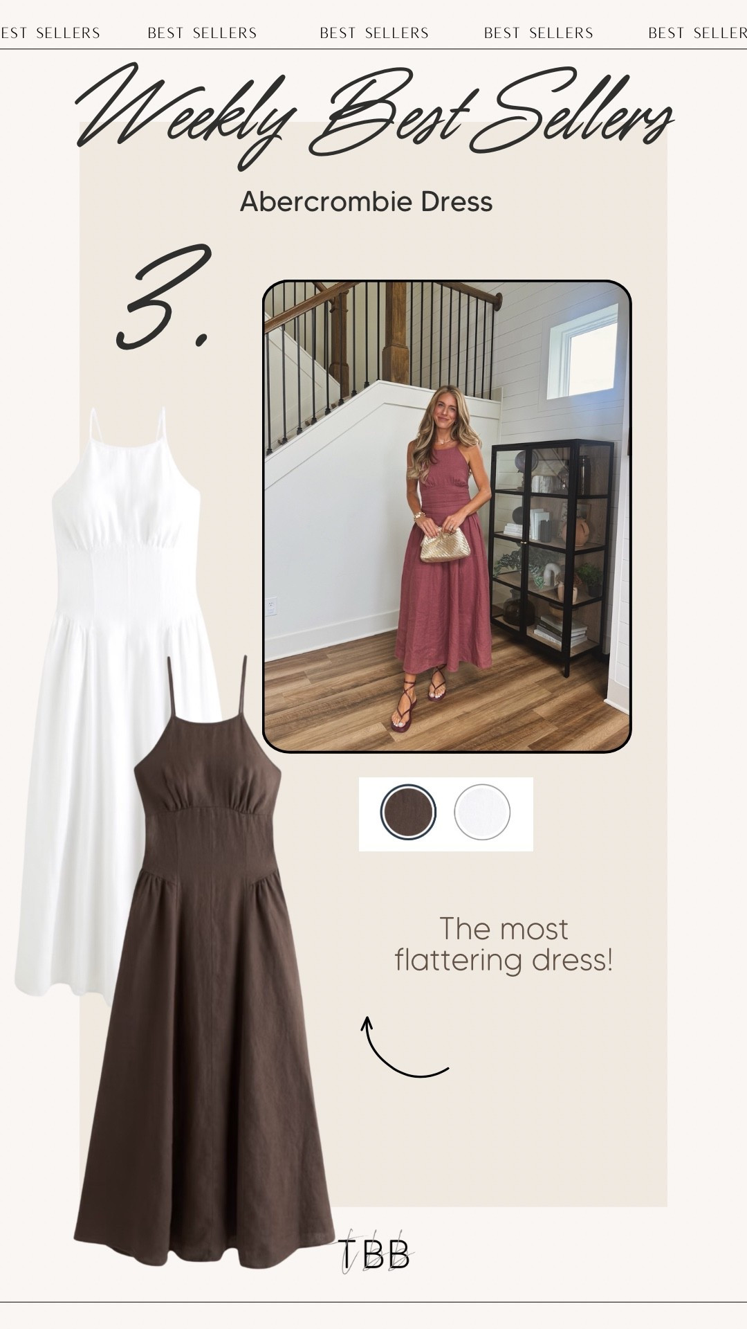 This Abercrombie dress is perfect for the summer! The color I’m wearing is out of stock but they have white & brown 🤍

#LTKootd #LTKTall #LTKgrwm