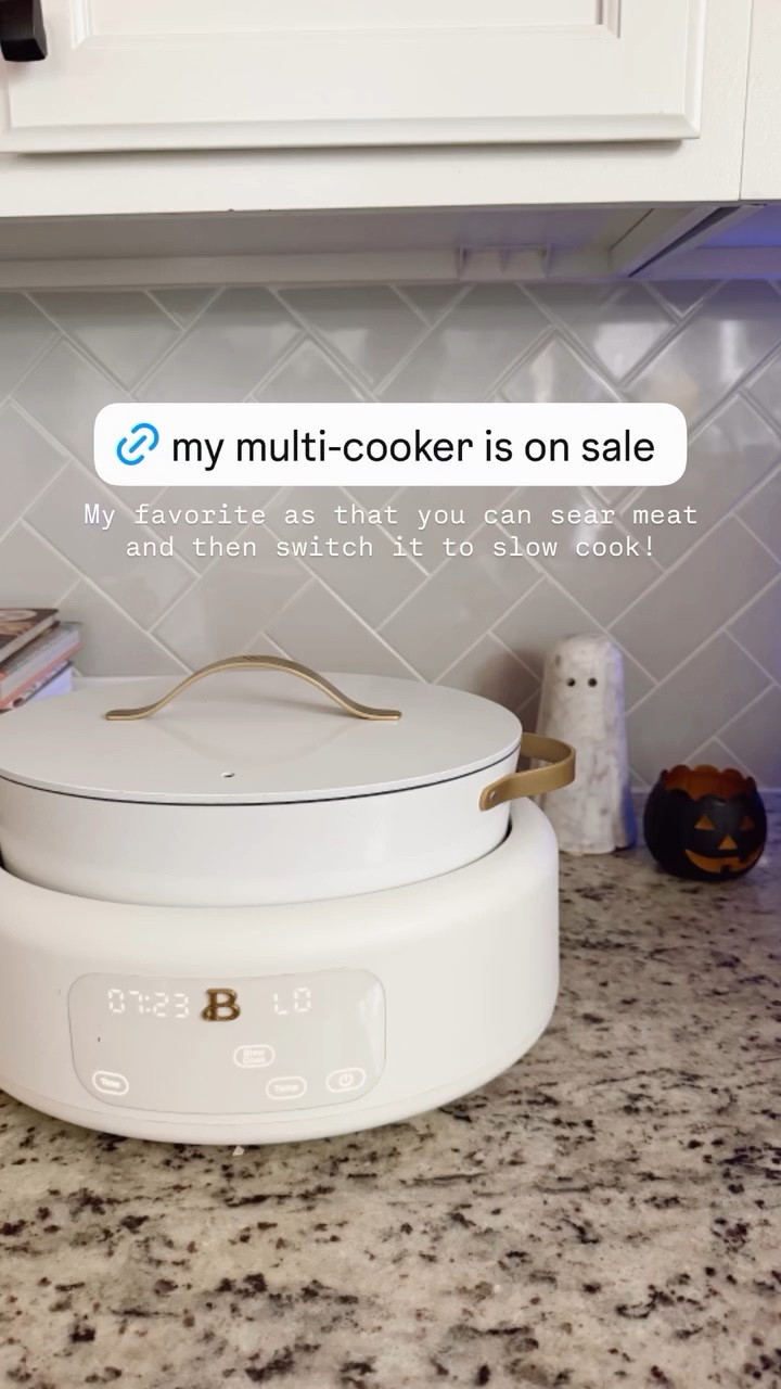 Our multi-cooker is on sale! My favorite as that you can sear meat and then switch it to slow cook!

#LTKmomlife #LTKfoodie #LTKHome