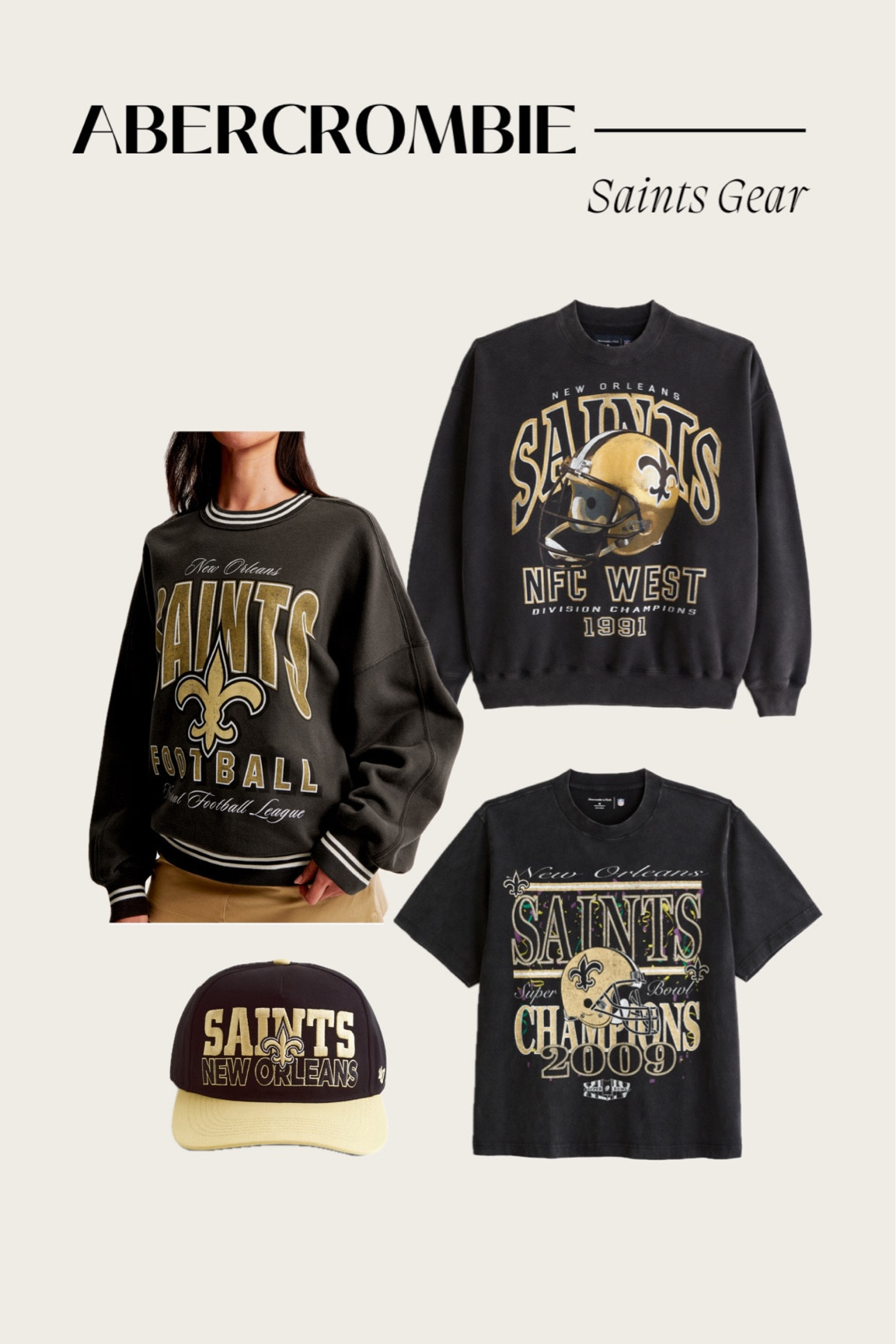 Abercrombie Vintage Saints Sweatshirts



#LTKStyleTip #LTKFindsUnder100 #LTKMens