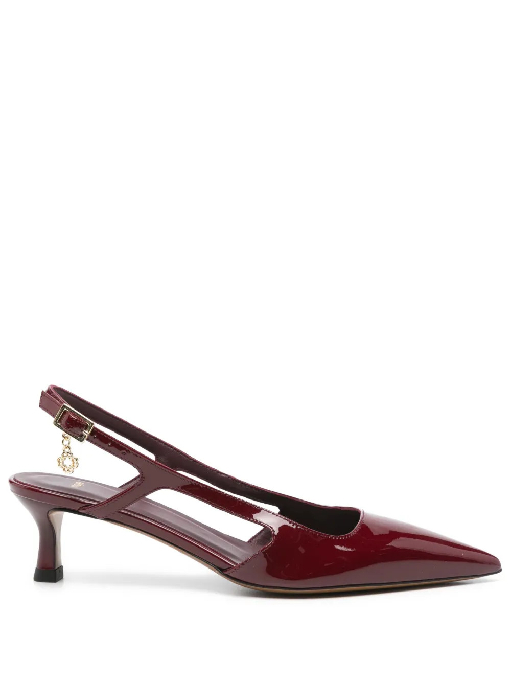 60mm patent-leather slingback pumps | Farfetch Global