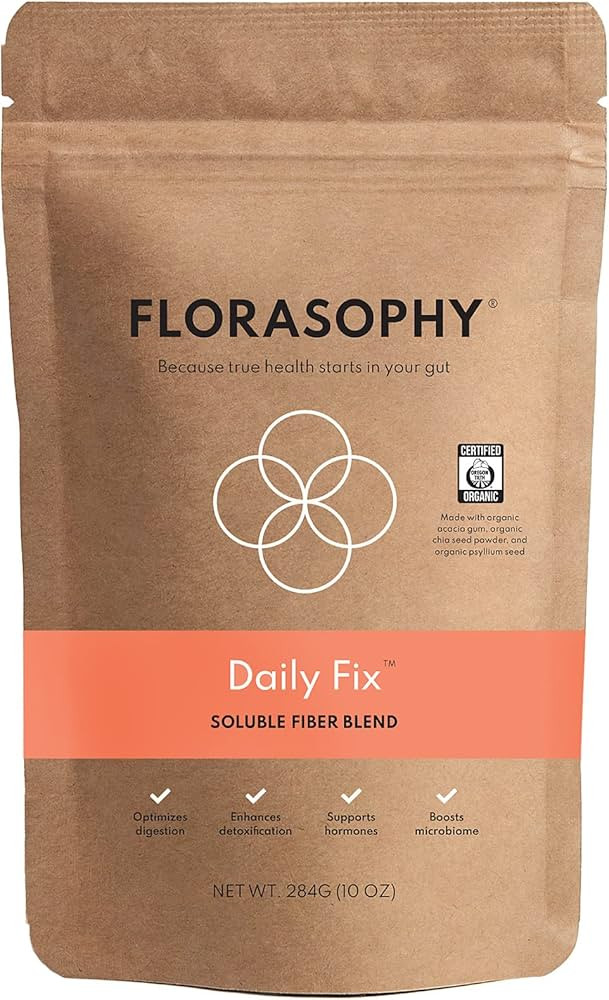 Daily Fix Organic Soluble Fiber Supplement for Digestive Gut Health, Gluten Free Vegan Soluble Pr... | Amazon (US)