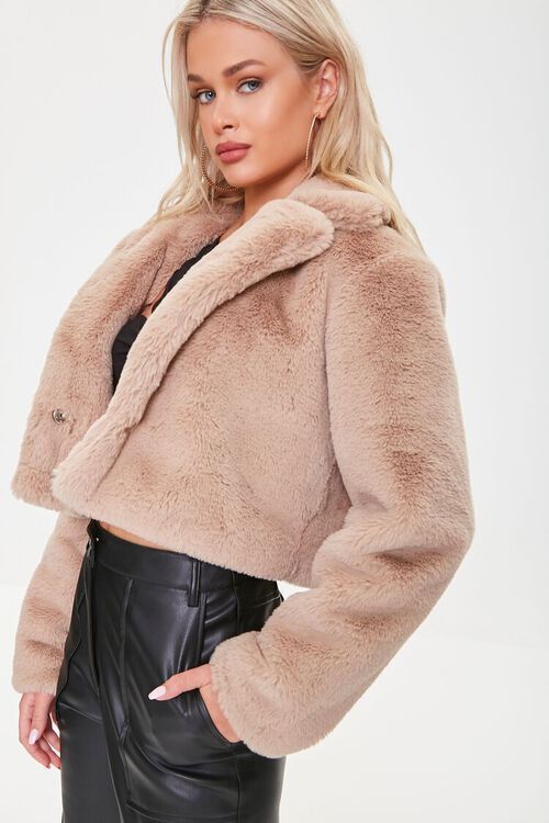 Cropped Faux Fur Coat | Forever 21 (US)