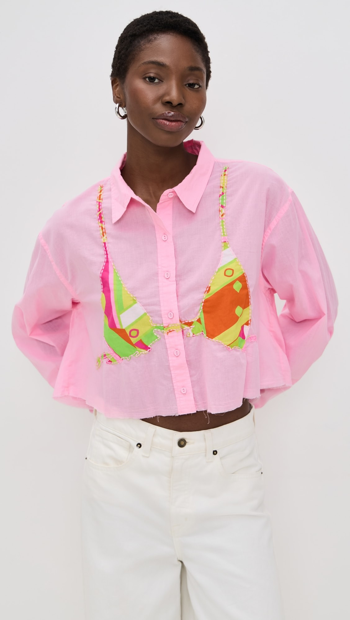 Cropped Business Casual Button Down | Shopbop