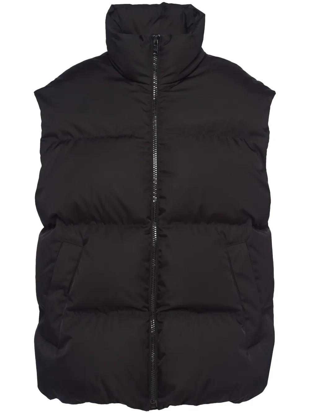 Re-Nylon logo-embossed gilet | Farfetch Global