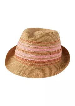 Anne Klein Women's Varigated Stripe Fedora | Belk