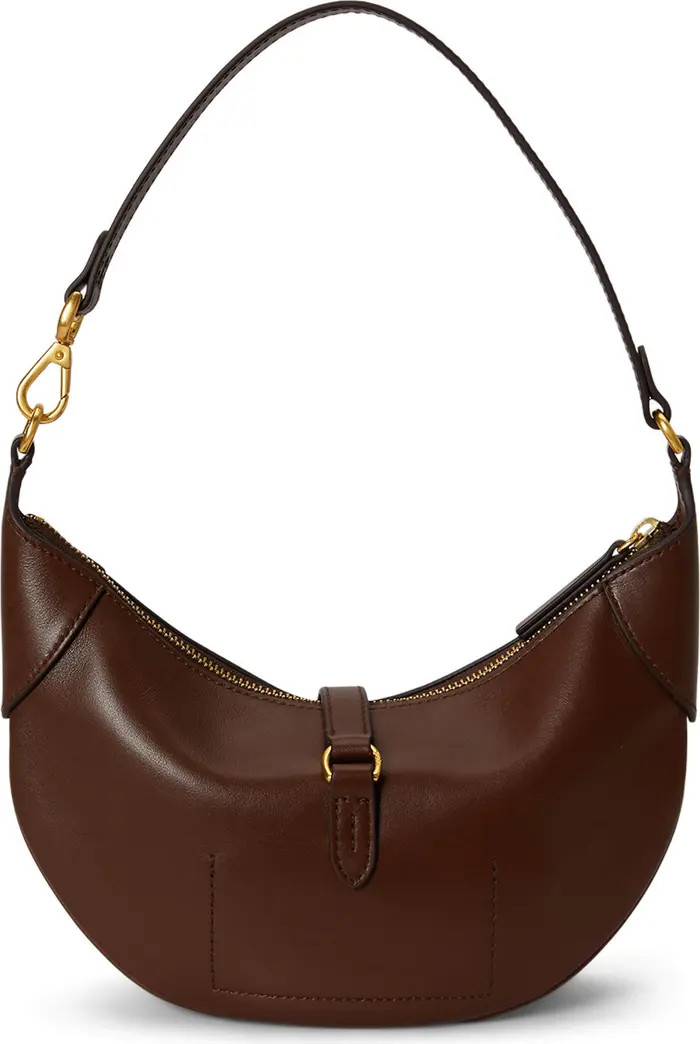 Polo Ralph Lauren Mini Polo ID Leather Shoulder Bag | Nordstrom | Nordstrom