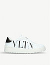 Logo-print leather trainers | Selfridges