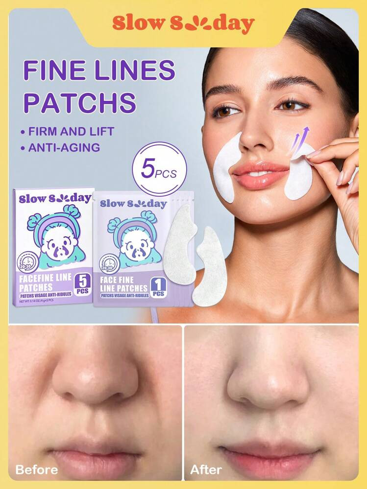 SLOWSUNDAY™ Face Fine Line Patches 5 PCS | SHEIN