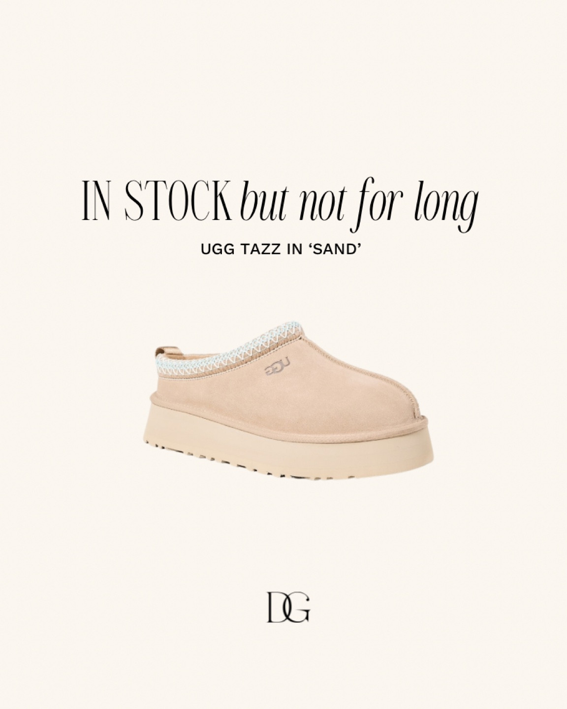 Ugg tazz IN STOCK in Sand! Likely to sell out. Get your true size but if you’re a half size, go with the larger! 

Ugg tazz hickory, fall shoes 2024, fall shoe trends #


#LTKStyleTip #LTKShoeCrush