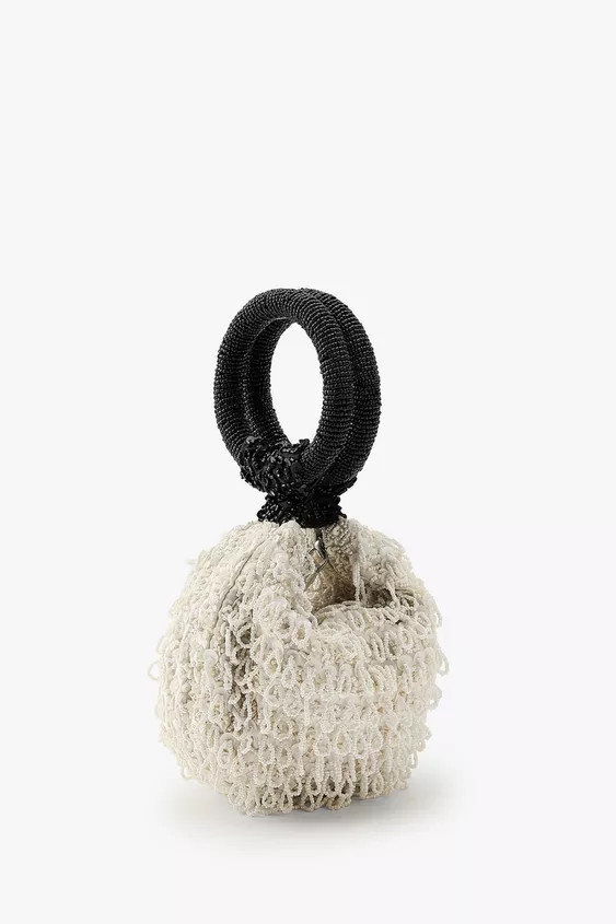 BEADED BUCKET BAG | Zara US