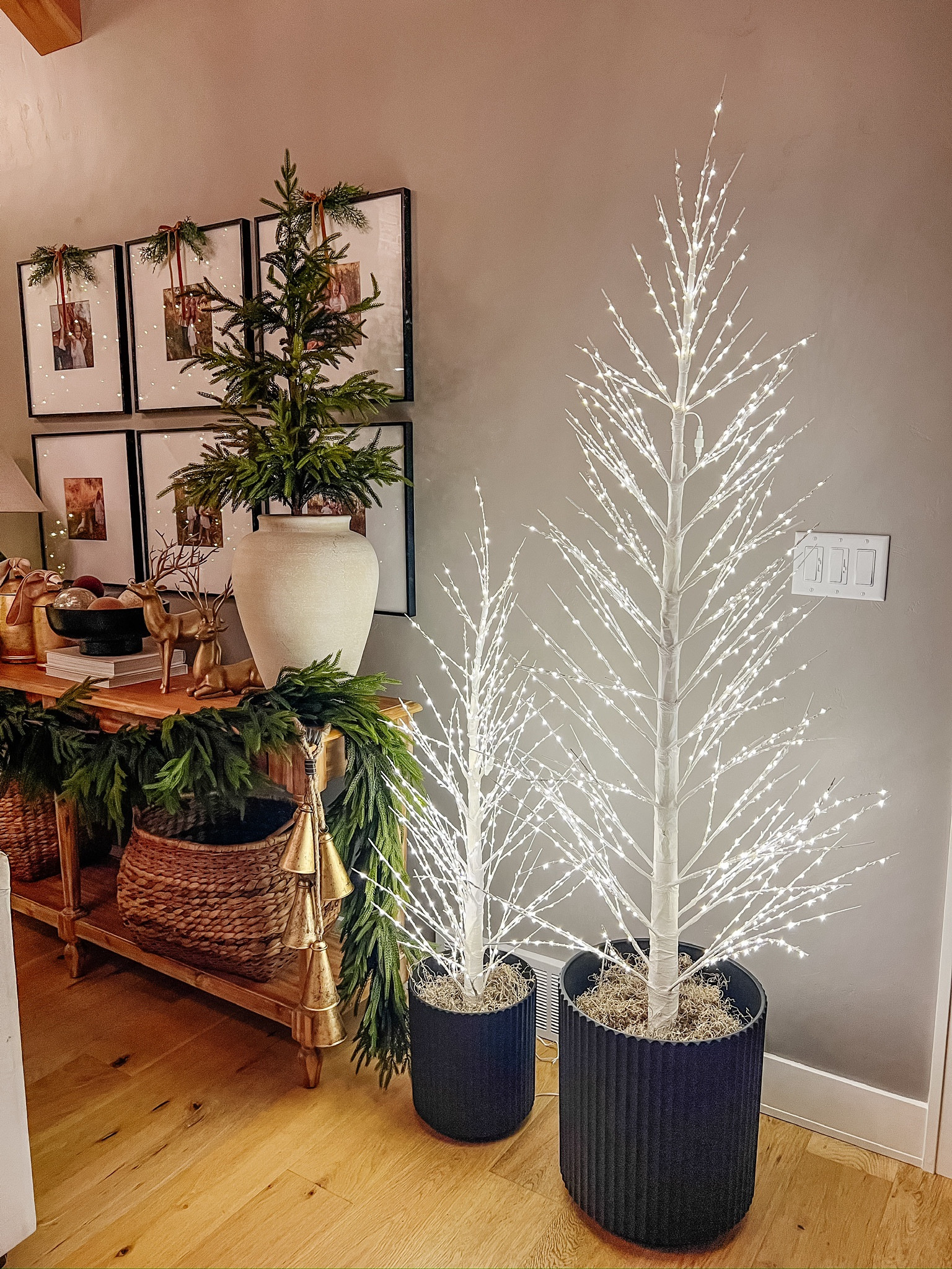 Love how festive these trees are!  They pull the whole look together 🎄

Christmas decorations | Christmas decor | Christmas trees | prelit Christmas trees | holiday decor | holiday decorating

#LTKSeasonal #LTKHoliday #LTKHome