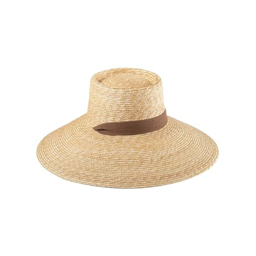 Lack of Color Paloma Sun Hat – Wide Brim Natural Straw Hat for Women, Beach Sun Hat with Detachable Cotton Neck Tie, UPF 50+ Protection, Size Small | Amazon (US)