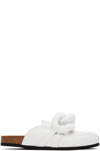 JW Anderson - White Chain Loafers | SSENSE