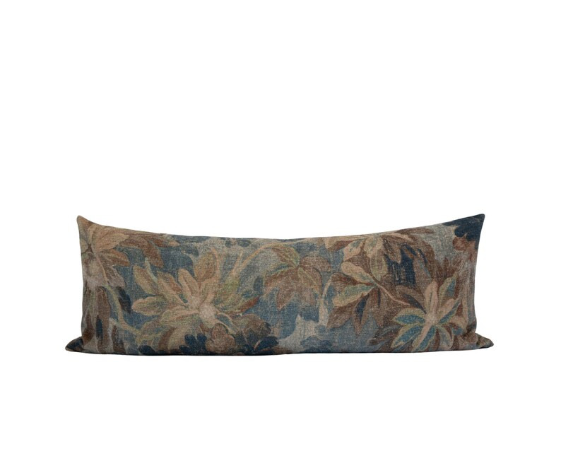 FLORENCE || 14x36 Floral Tapestry Pillow Cover Botanical Print Pillow Spring Pillow Vintage Flora... | Etsy (US)