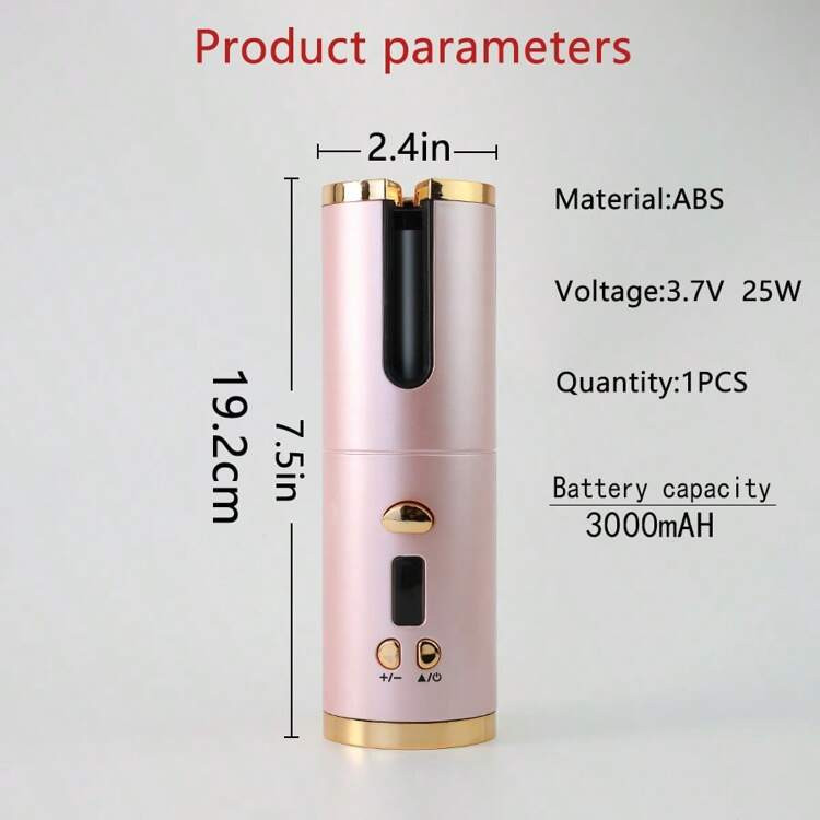 1 Peça Ferro de Encaracolar Automático, Encaracolador de Cabelo Automático Sem Fio, Encaracola... | SHEIN