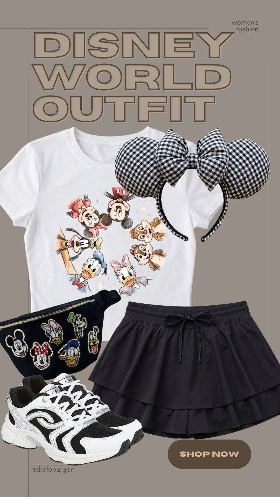 Women’s Mickey Mouse and friends outfit for Disney World vacation ￼

#LTKTravel