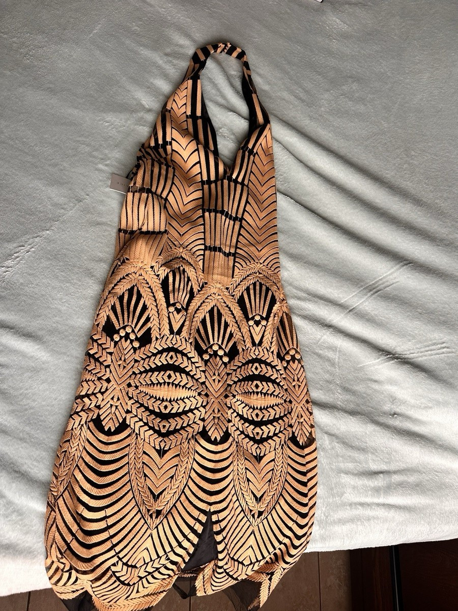 Cocktail and Wedding Dress Brown and Black Lining Women's Size 8 New with Tags | eBay US