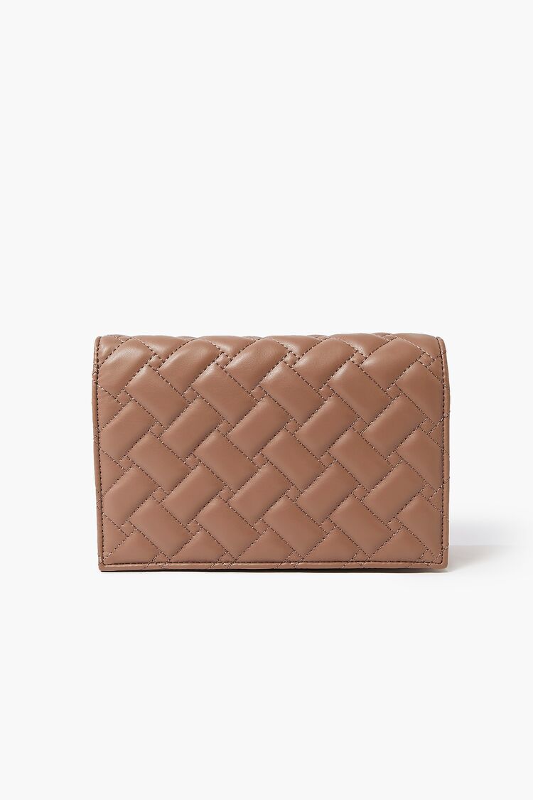 Quilted Faux Leather Crossbody Bag | Forever 21 | Forever 21 (US)
