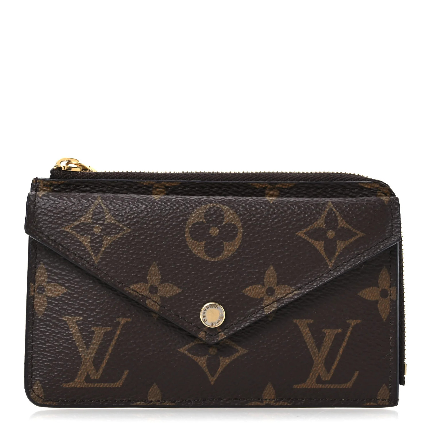 Monogram Recto Verso Card Holder Black | FASHIONPHILE (US)