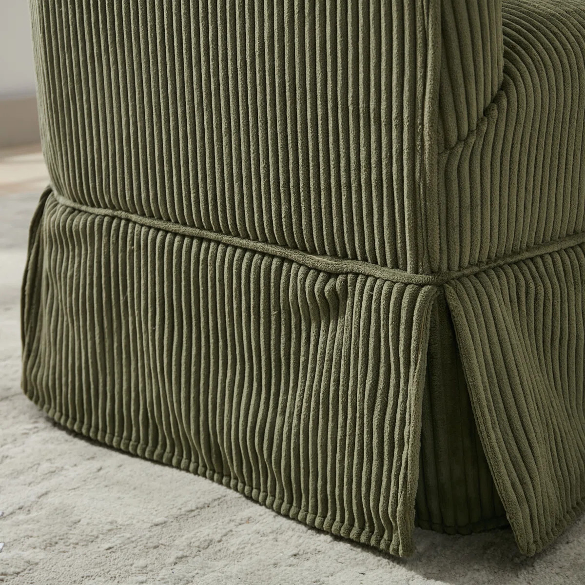 Upholstered Swivel Barrel Chair Set Of 2 | Wayfair North America