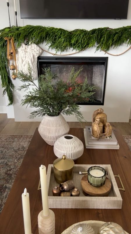 Studio McGee for Target tray is back in stock!
Coffee table styling