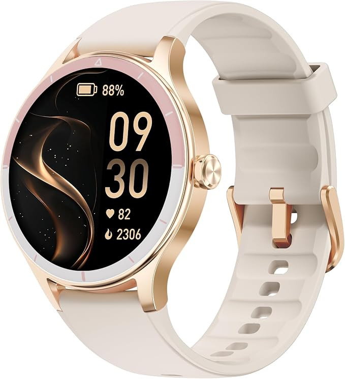 Smart Watch for Women, Smartwatch Compatible Android and iOS Phone, Answer/Make Calls, Fitness Tr... | Amazon (US)