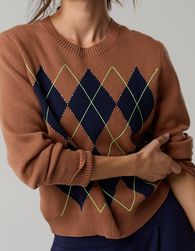 OFFLINE By Aerie Argyle Sweater | Aerie