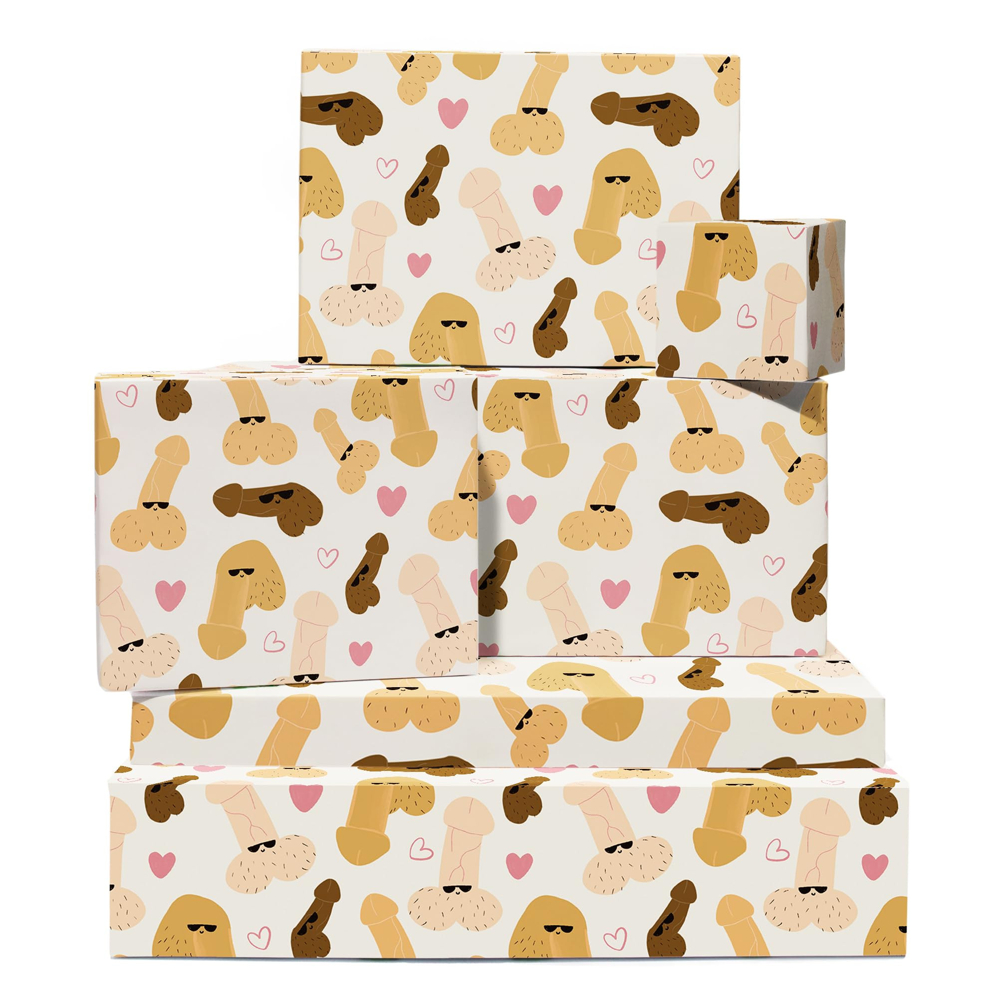 CENTRAL 23 Funny Wrapping Paper For Men Women Friends Gag Gifts - 6 Sheets Of Bridal Shower Gift ... | Amazon (US)