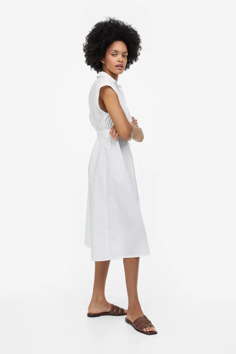 Belted shirt dress | H&M (UK, MY, IN, SG, PH, TW, HK)